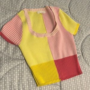 PacSun color lock baby tee New M